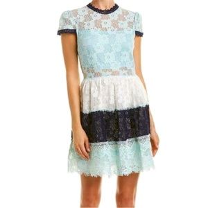 foxiedox Amelia A-line lace mini Dress size large